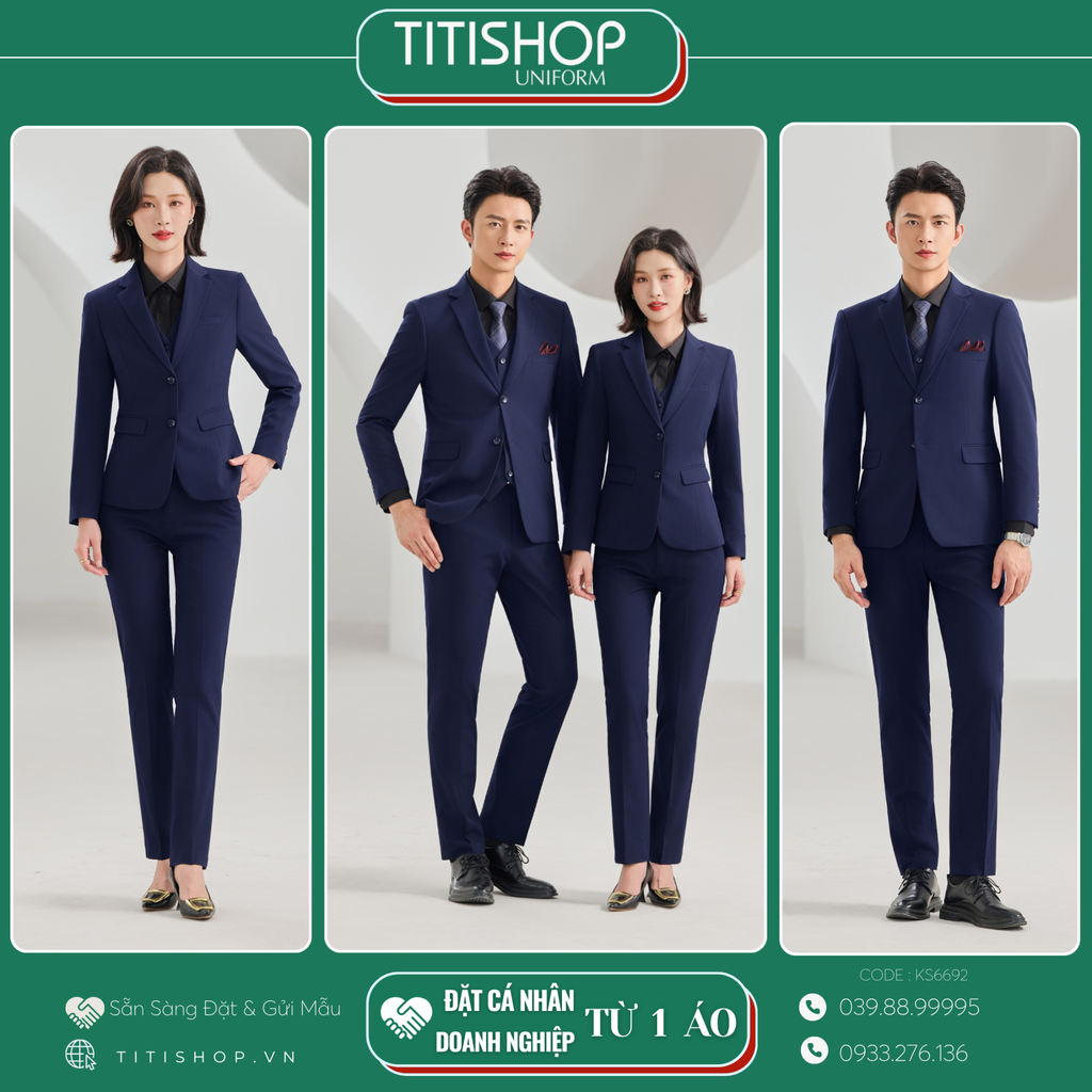 Đồng Phục Veston TITISHOP May Sẵn