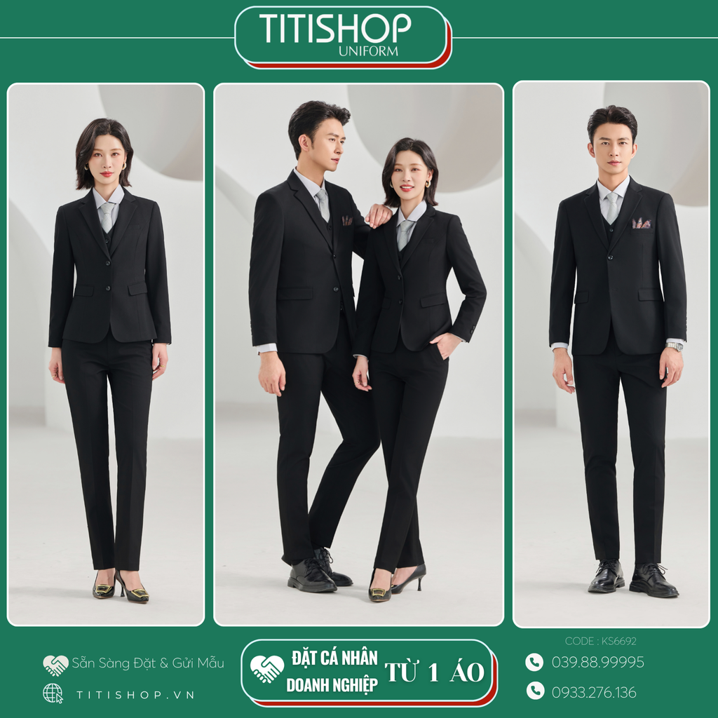 Đồng Phục Veston TITISHOP May Sẵn