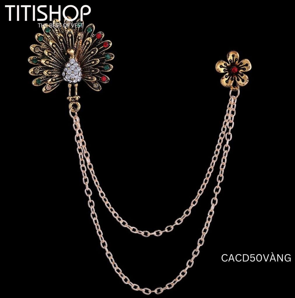 Cài Áo Vest Nam TITISHOP CACD50