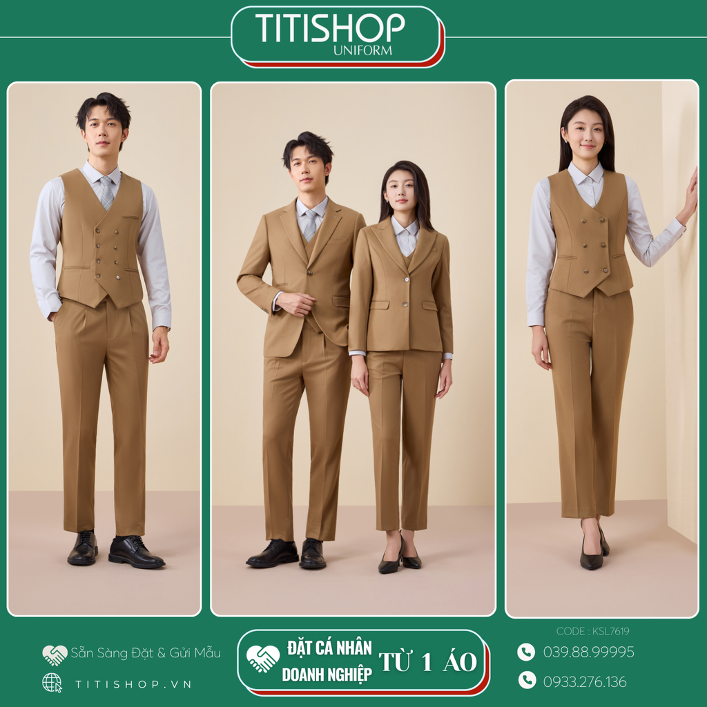 Đồng Phục Veston TITISHOP May Sẵn