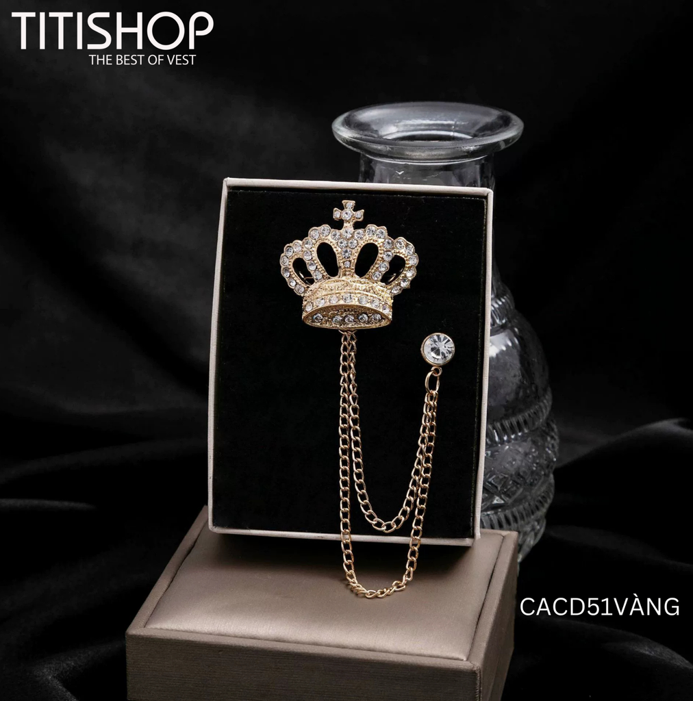 Cài Áo Vest Nam TITISHOP CACD51