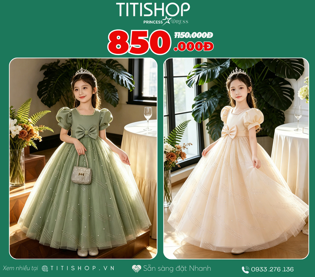 Đầm Công Chúa Titishop Tiết Kiệm
