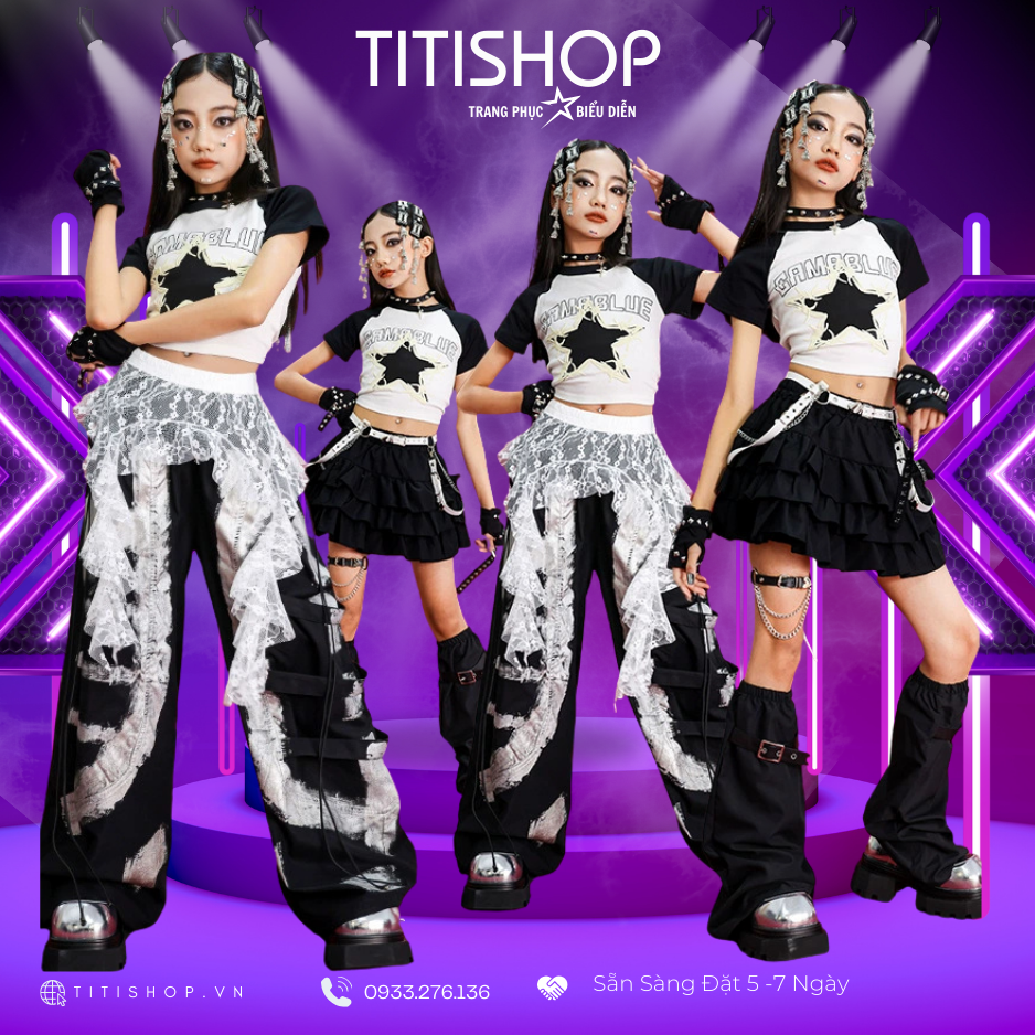 Sét Biểu Diễn Bé Gái Titishop ( Đặt 5-7 Ngày )