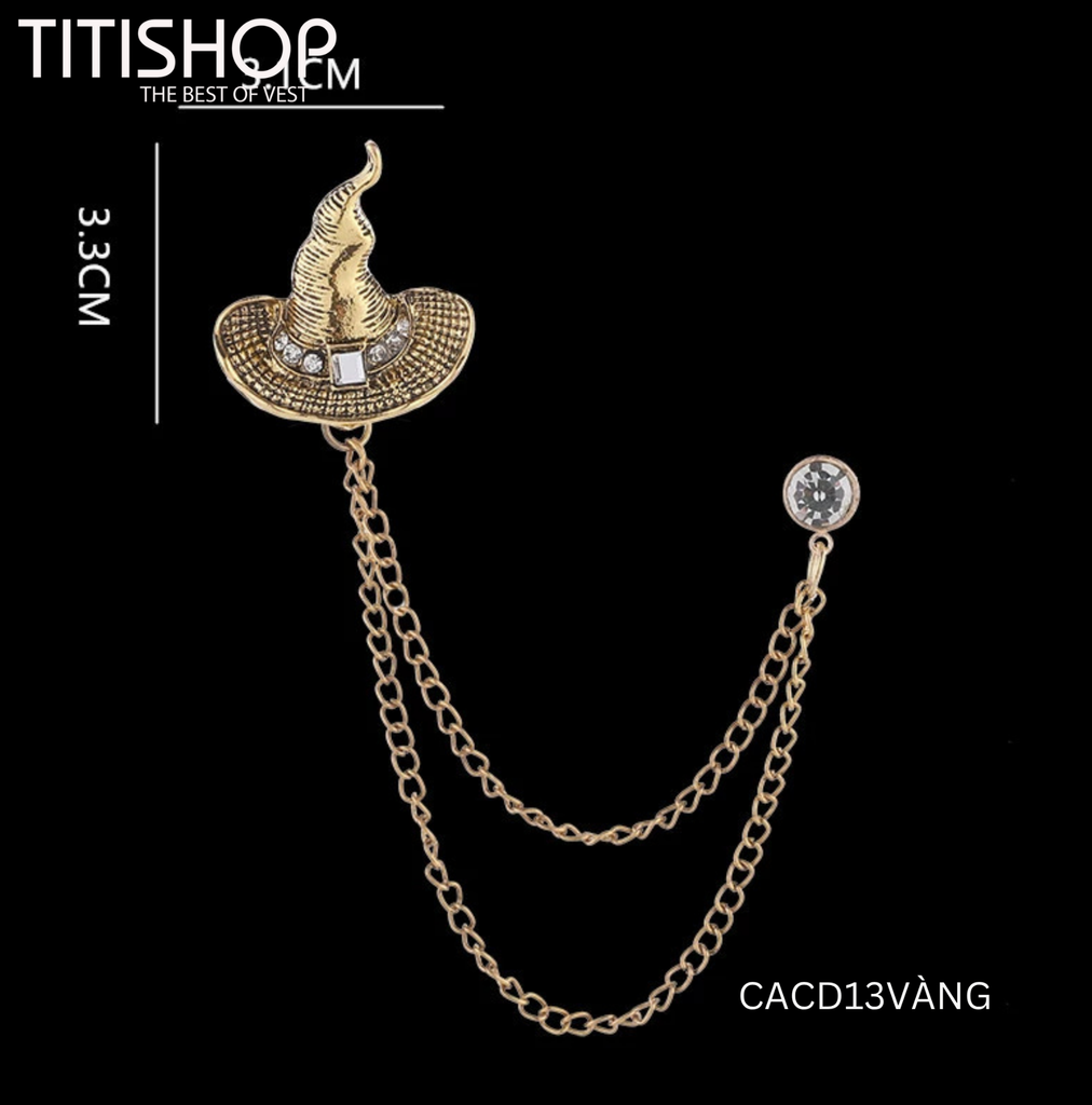 Cài Áo Vest Nam TITISHOP CACD13