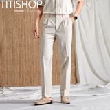 Quần Tây SIDETAB LINEN  QST Titishop ( Slimfit )