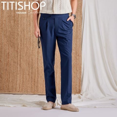 Quần Tây SIDETAB LINEN  QST Titishop ( Slimfit )