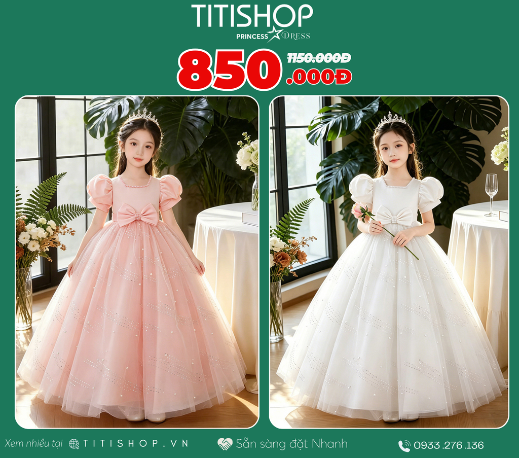 Đầm Công Chúa Titishop Tiết Kiệm