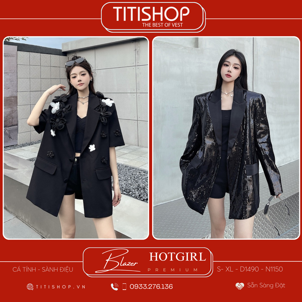 Áo Blazer Hotgirl  (S-XL)