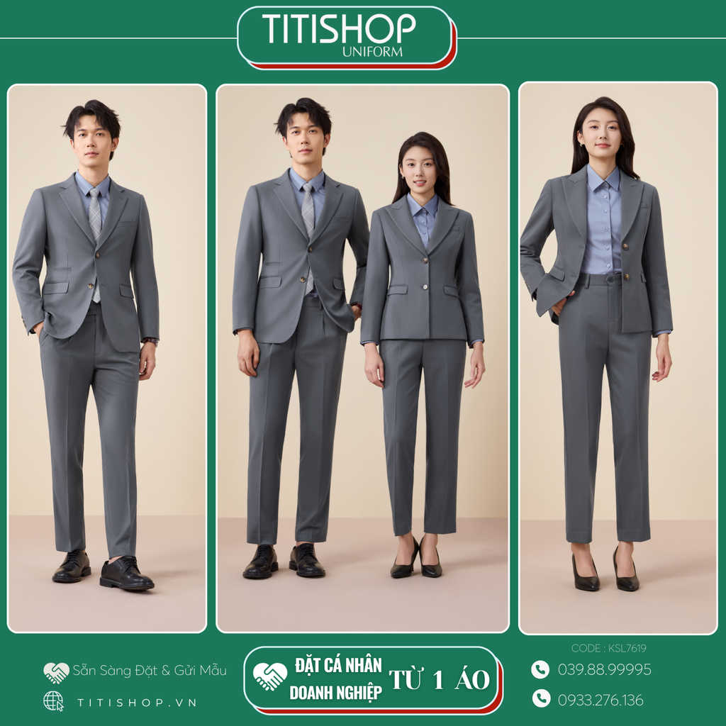 Đồng Phục Veston TITISHOP May Sẵn