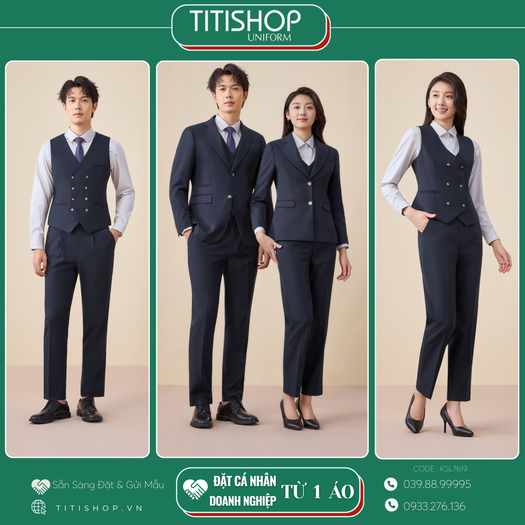 Đồng Phục Veston TITISHOP May Sẵn