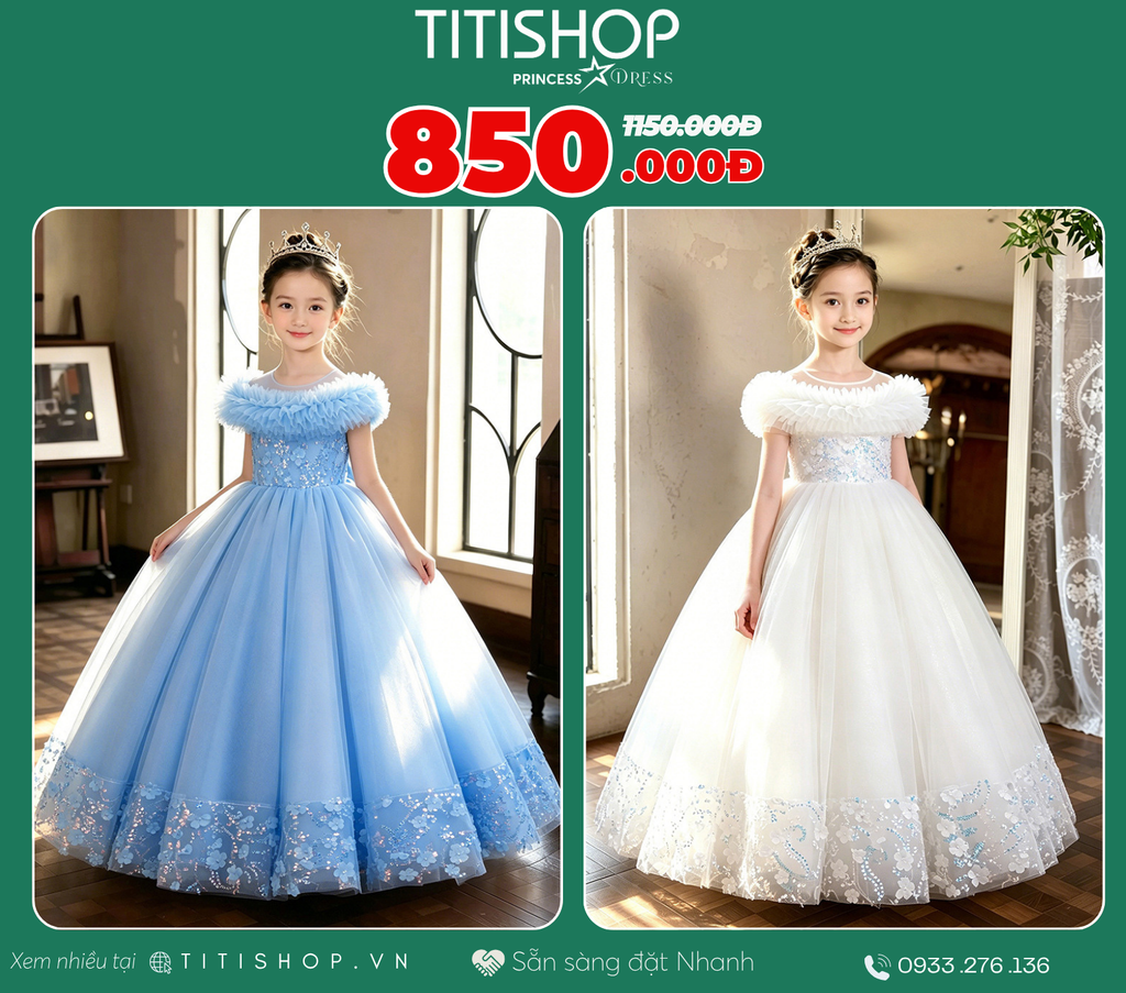 Đầm Công Chúa Titishop Tiết Kiệm