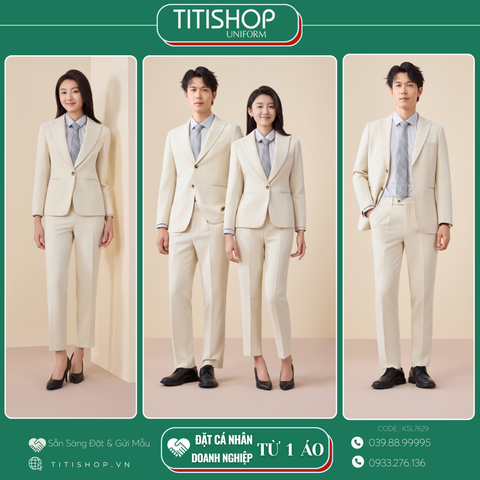 Đồng Phục Veston TITISHOP May Sẵn