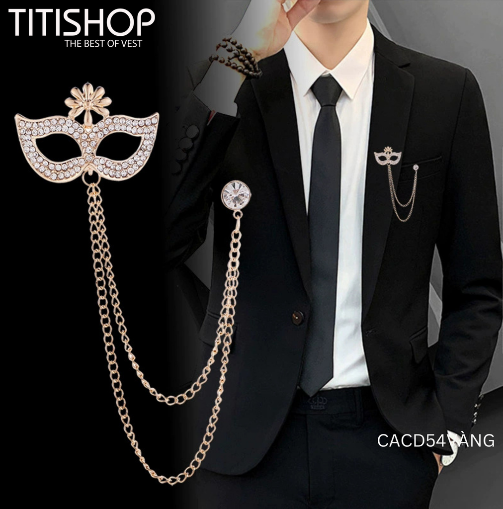 Cài Áo Vest Nam TITISHOP CACD54