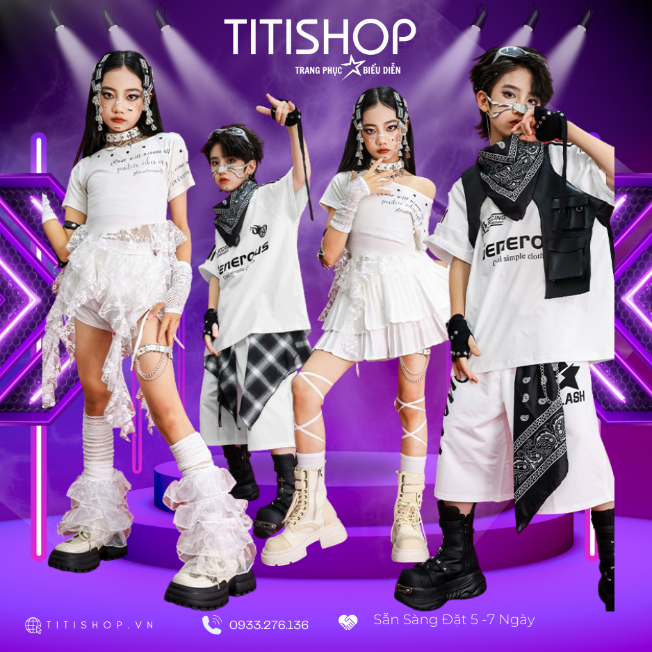 Sét Biểu Diễn Bé Gái Titishop ( Đặt 5-7 Ngày )