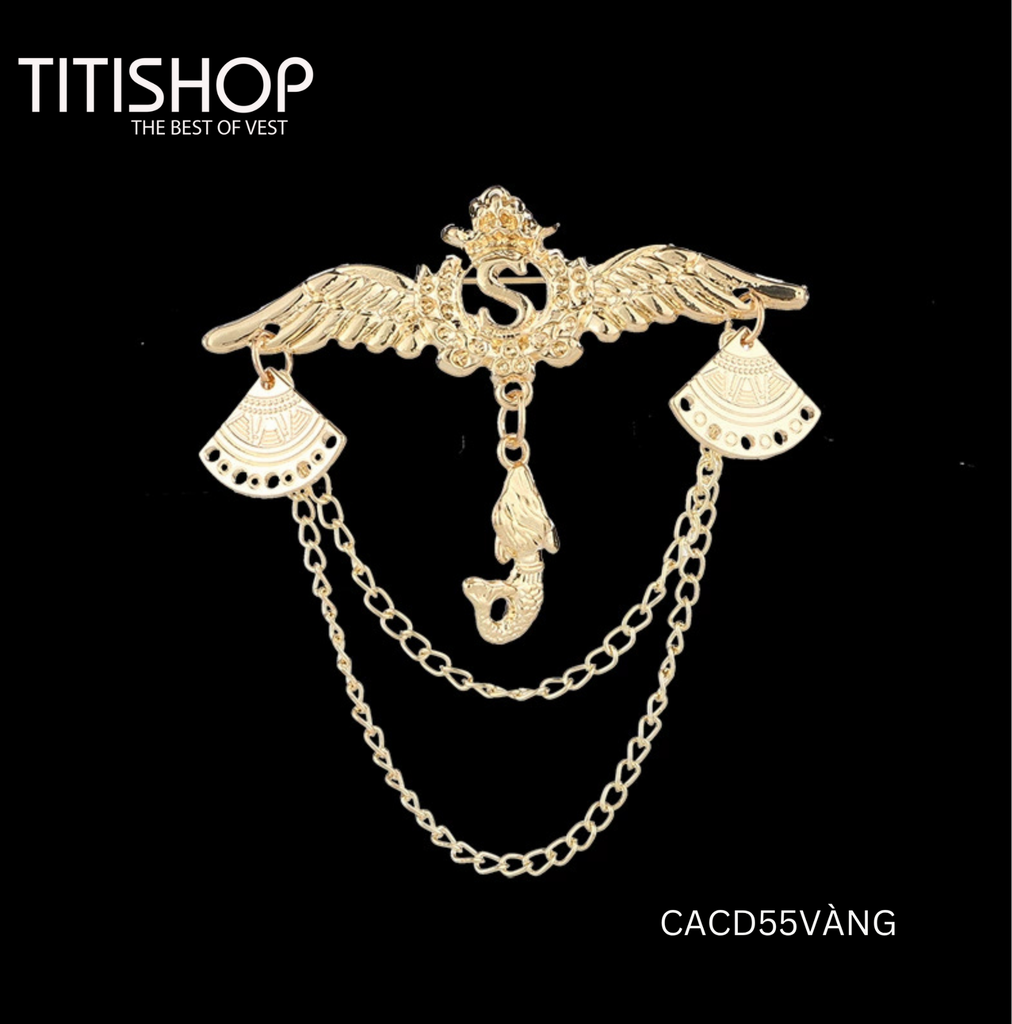 Cài Áo Vest Nam TITISHOP CACD55