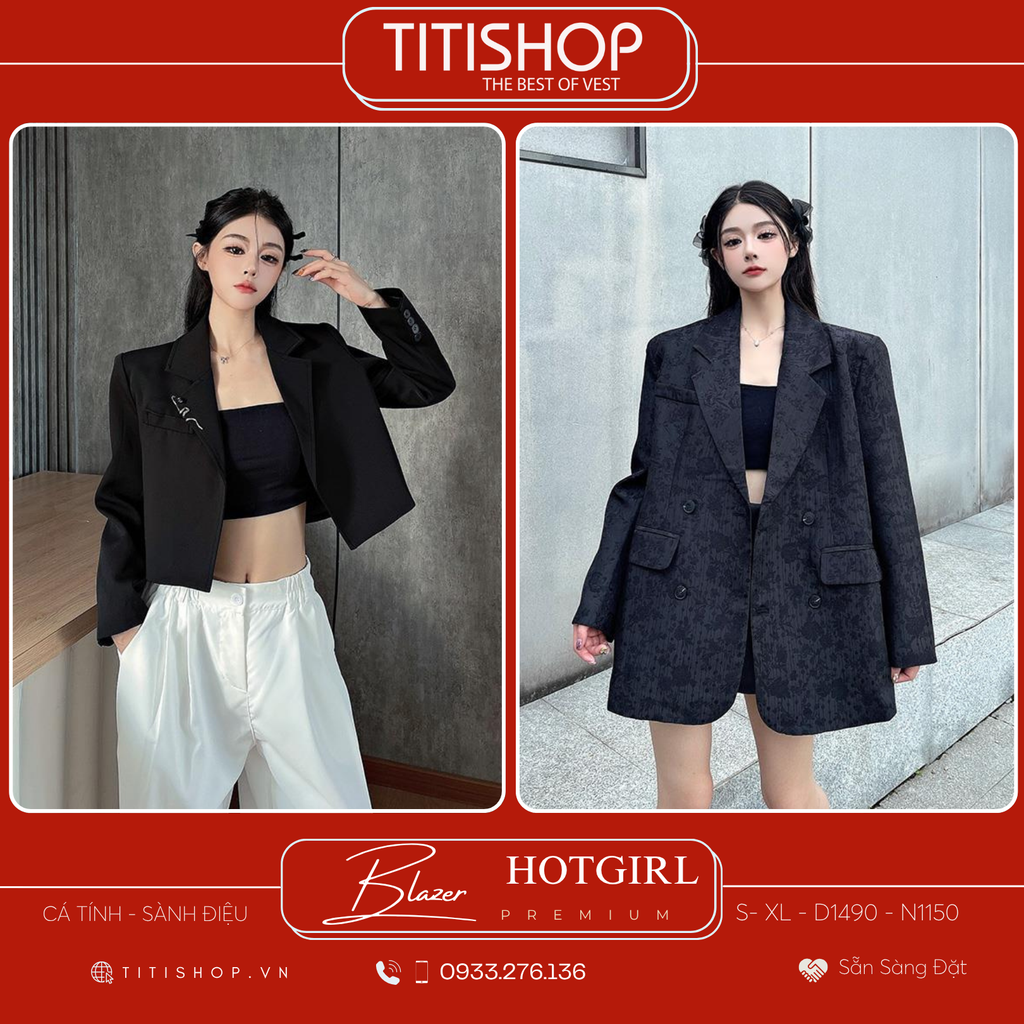 Áo Blazer Hotgirl  (S-XL)