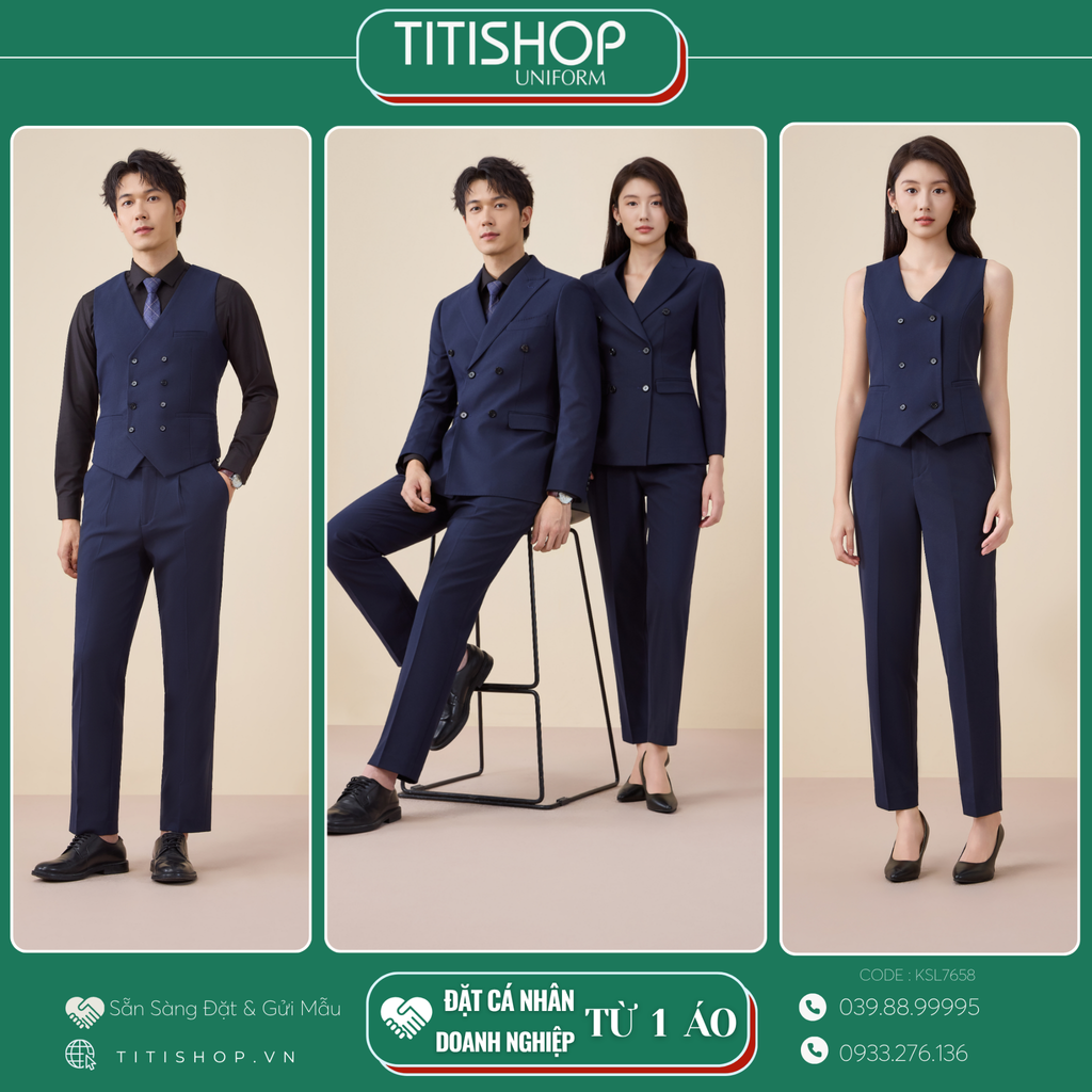 Đồng Phục Veston TITISHOP May Sẵn