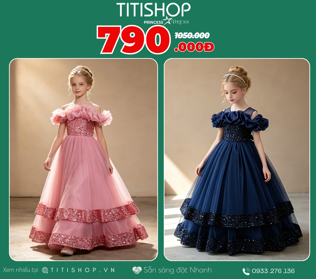 Đầm Công Chúa Titishop Tiết Kiệm