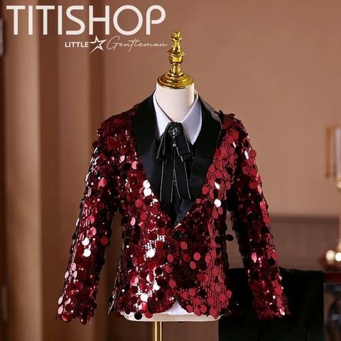 Vest Biểu Diễn Catwalk Bé Trai Titishop - 016