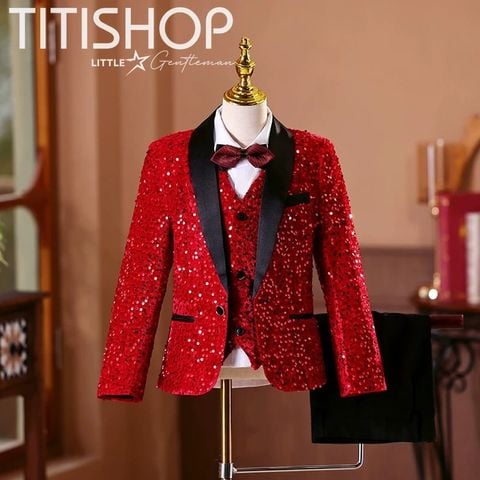 Vest Biểu Diễn Catwalk Bé Trai Titishop - 019
