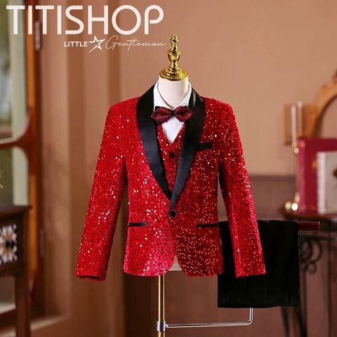 Vest Biểu Diễn Catwalk Bé Trai Titishop - 019