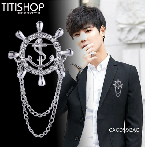 Cài Áo Vest Nam TITISHOP CACD59