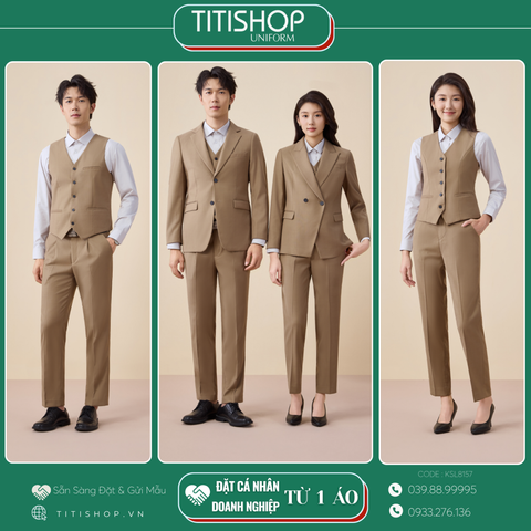 Đồng Phục Veston TITISHOP May Sẵn