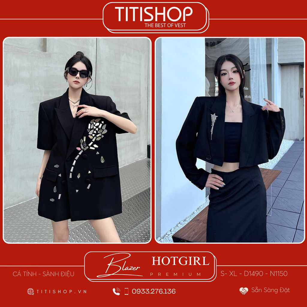 Áo Blazer Hotgirl  (S-XL)