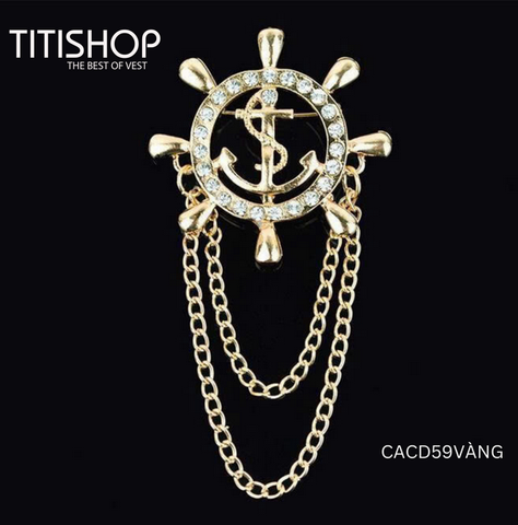 Cài Áo Vest Nam TITISHOP CACD59