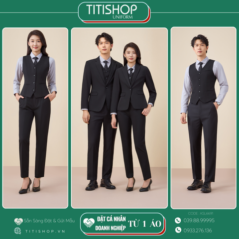 Đồng Phục Veston TITISHOP May Sẵn