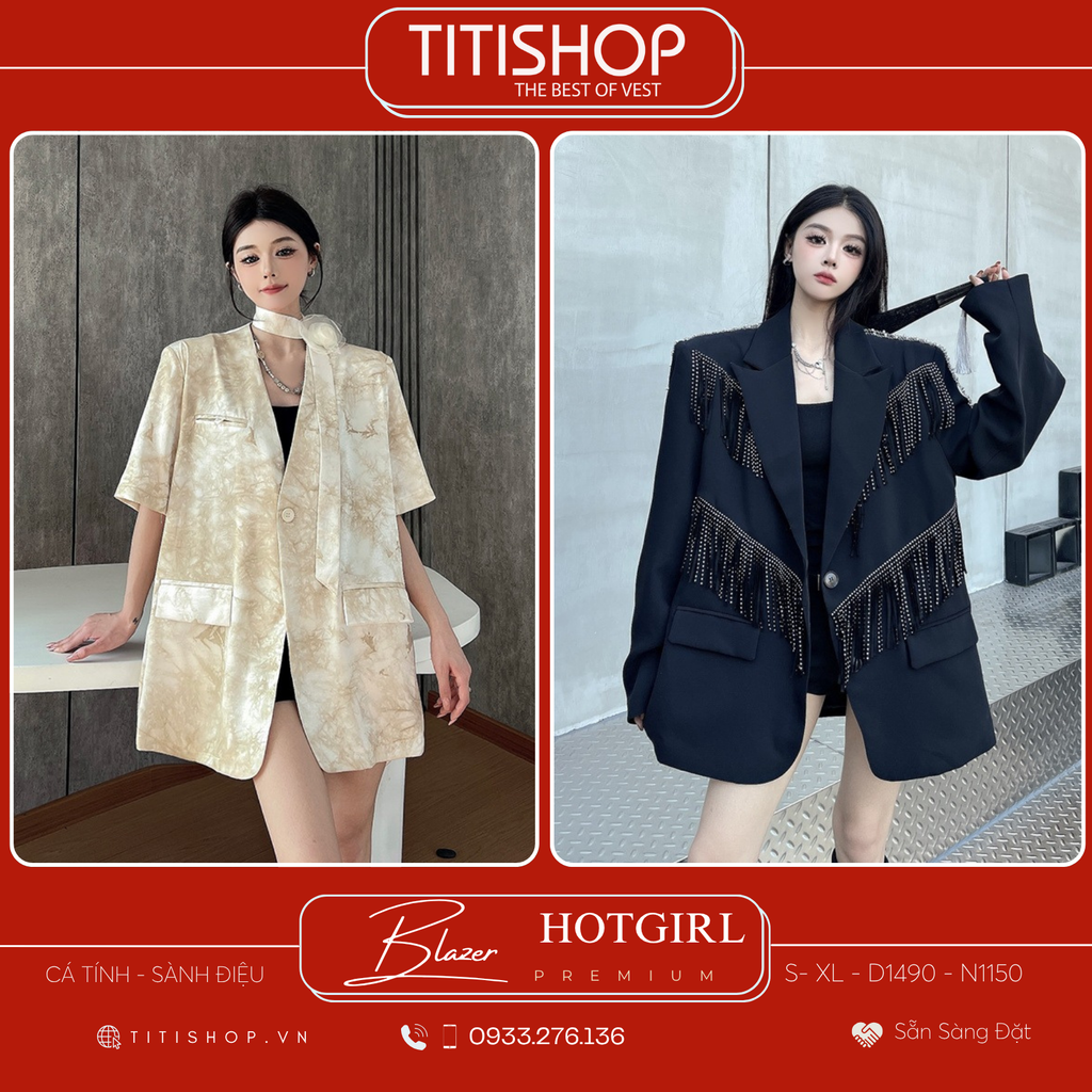 Áo Blazer Hotgirl  (S-XL)