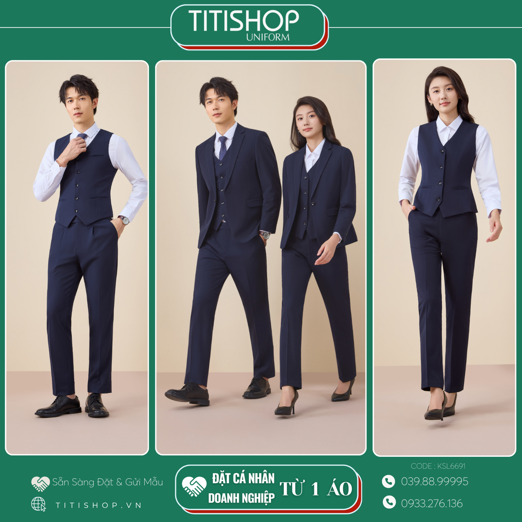 Đồng Phục Veston TITISHOP May Sẵn