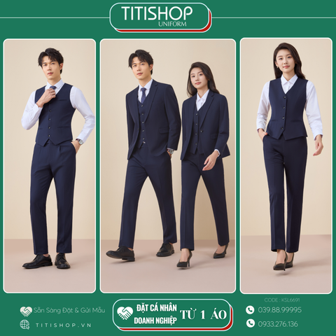 Đồng Phục Veston TITISHOP May Sẵn