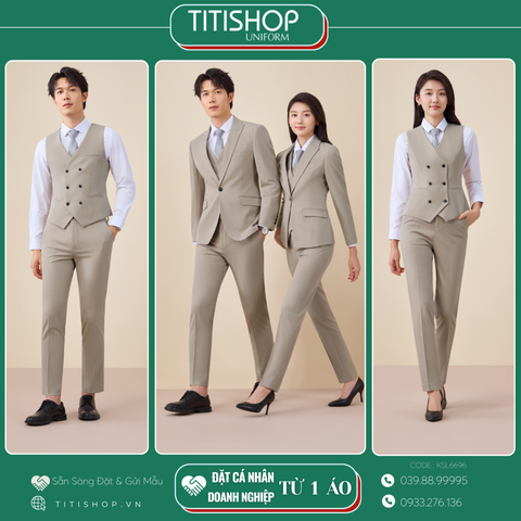 Đồng Phục Veston TITISHOP May Sẵn