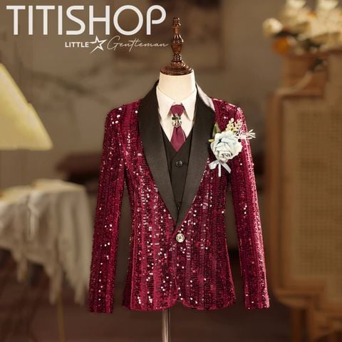 Vest Biểu Diễn Catwalk Bé Trai Titishop - 029