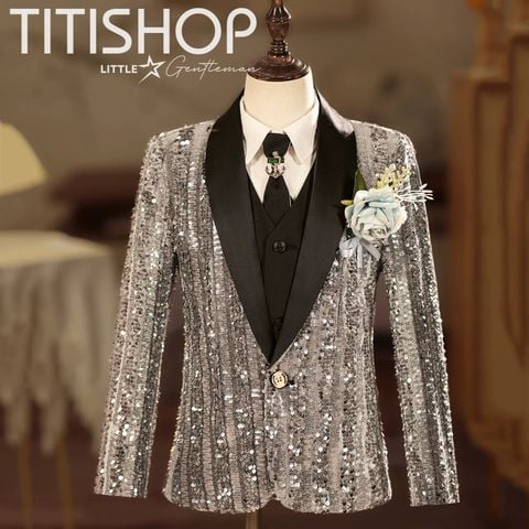 Vest Biểu Diễn Catwalk Bé Trai Titishop - 036