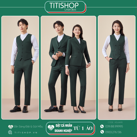 Đồng Phục Veston TITISHOP May Sẵn