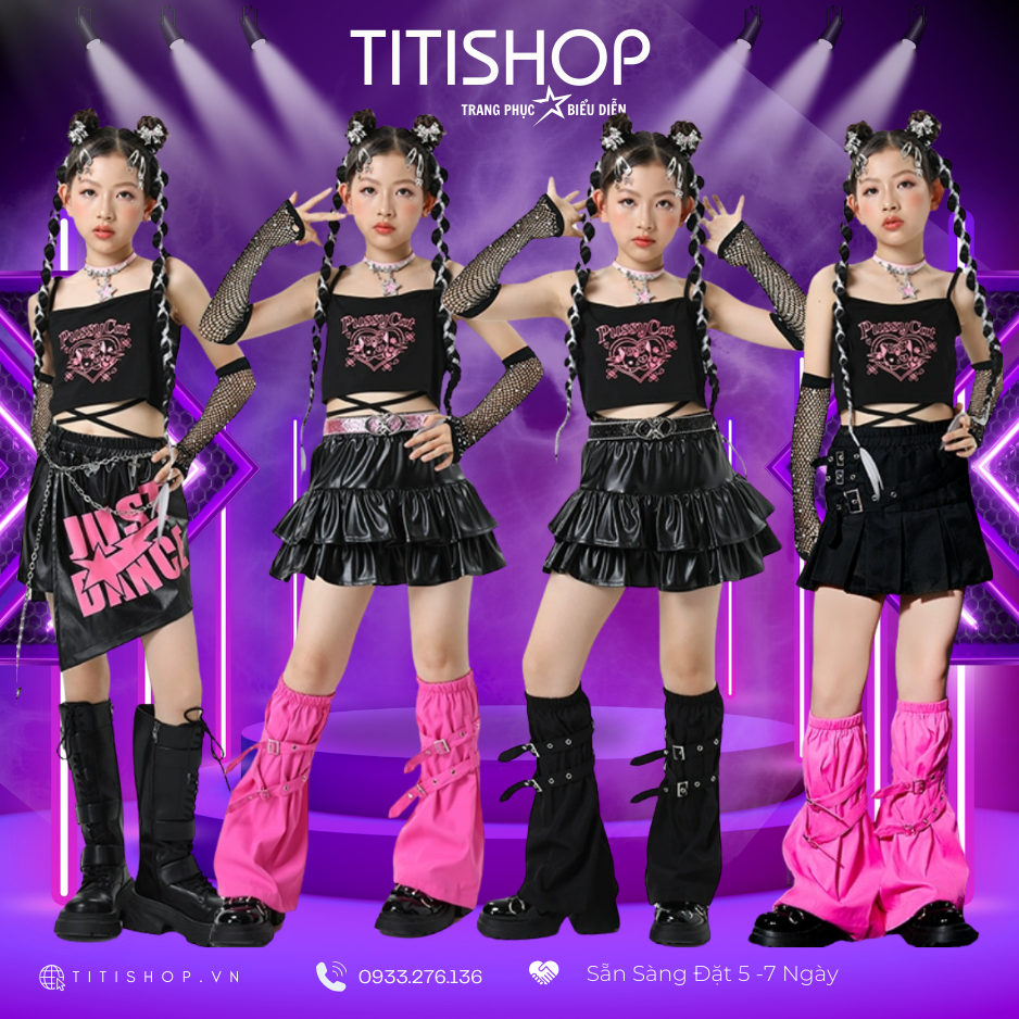 Sét Biểu Diễn Bé Gái Titishop ( Đặt 5-7 Ngày )
