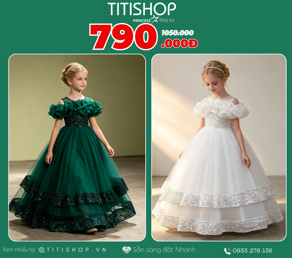 Đầm Công Chúa Titishop Tiết Kiệm