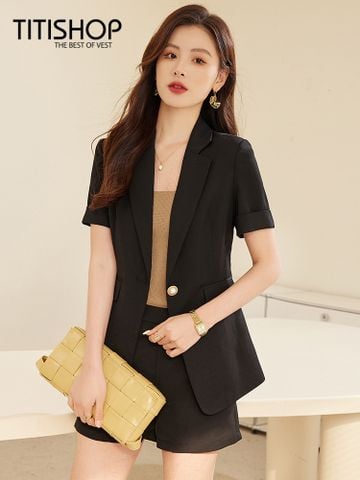 Áo Vest Nữ Mix Quần Short