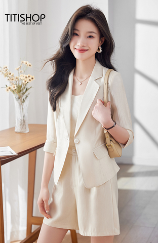 Áo Vest Nữ Mix Quần Short