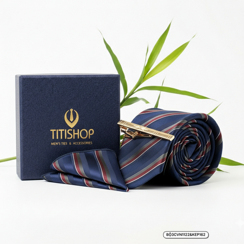 Bộ 3 Món Cavat Khăn & Kẹp Cavat - 006