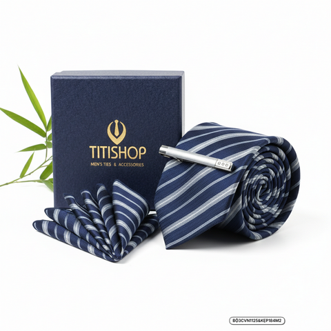 Bộ 3 Món Cavat Khăn & Kẹp Cavat - 008