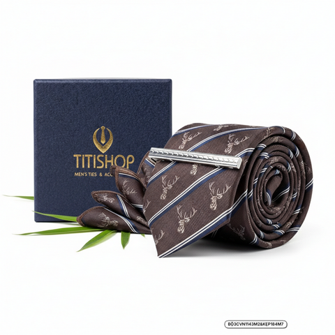 Bộ 3 Món Cavat Khăn & Kẹp Cavat - 010