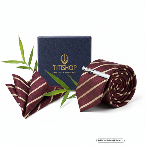 Bộ 3 Món Cavat Khăn & Kẹp Cavat - 001