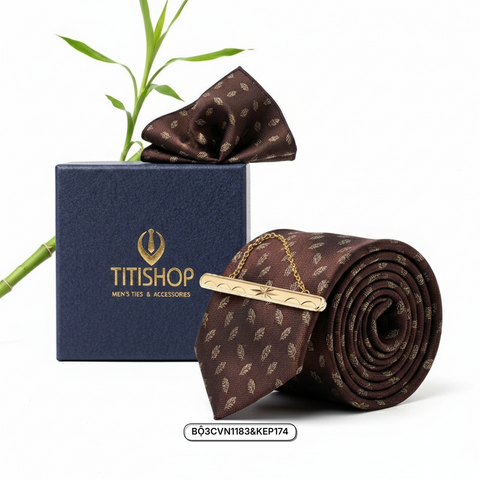 Bộ 3 Món Cavat Khăn & Kẹp Cavat - 007