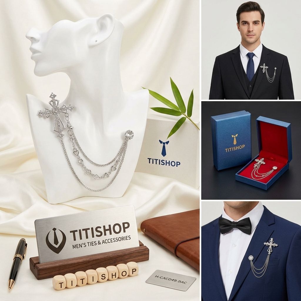 Cài Áo Vest Nam Dây TITISHOP