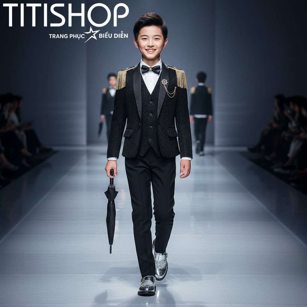 Vest Biểu Diễn Catwalk Bé Trai Titishop