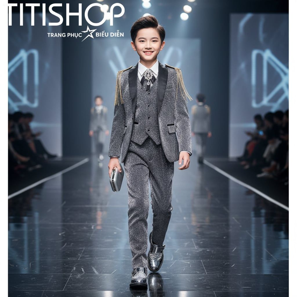 Vest Biểu Diễn Catwalk Bé Trai Titishop