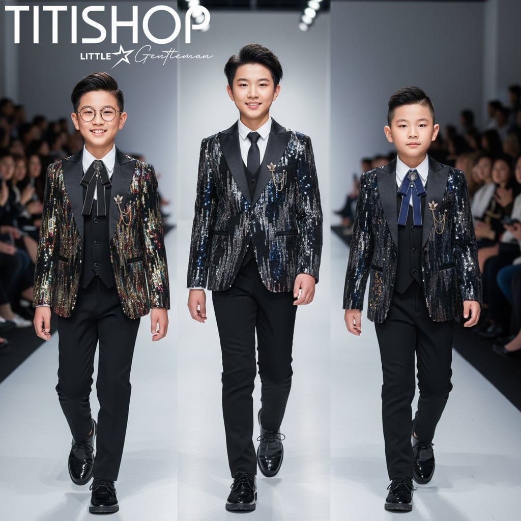Vest Biểu Diễn Catwalk Bé Trai Titishop